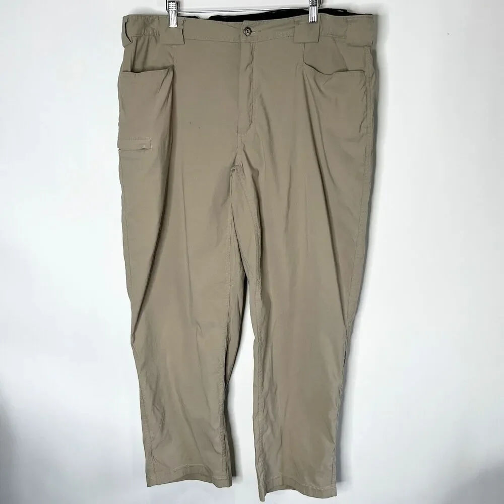 Duluth Trading Co Khaki Pants Tan Pockets Men's Size XL x 30